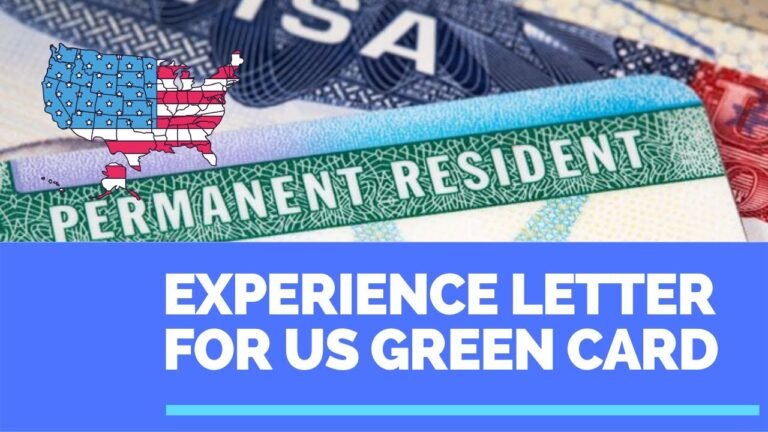 How to Write an Experience Letter for US Green Card