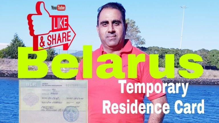 How to get TRC in Belarus on visit visa | Traveler777