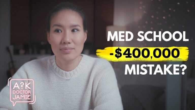 MED SCHOOL DEBT–A $400,000 MISTAKE!? | ASK DOCTOR JAMIE