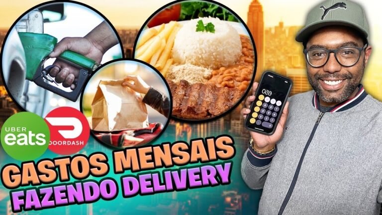 MEUS GASTOS TRABALHANDO COM DELIVERY NOS ESTADOS UNIDOS