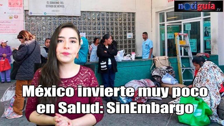 México invierte muy poco en Salud: SinEmbargo