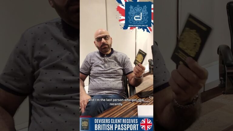 OUR CLIENT RECEIVED BRITISH PASSPORT | Tier 1 Entrepreneur Visa | Devisers Immigration