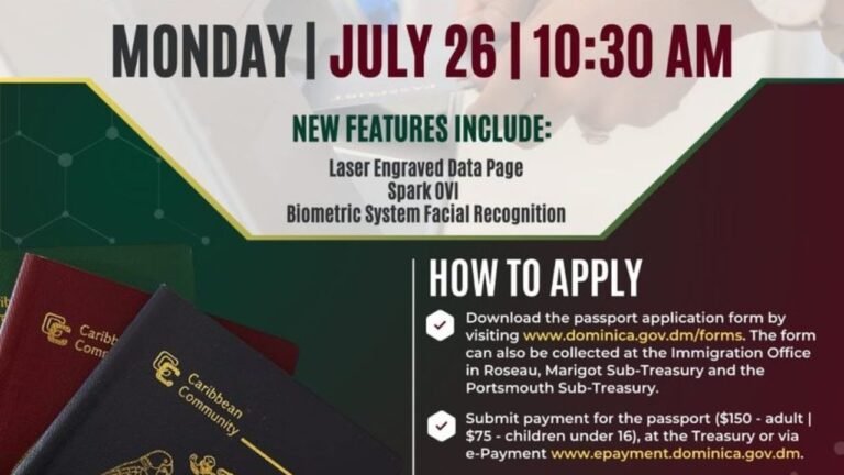 Official Launch of New ePassport for Dominica