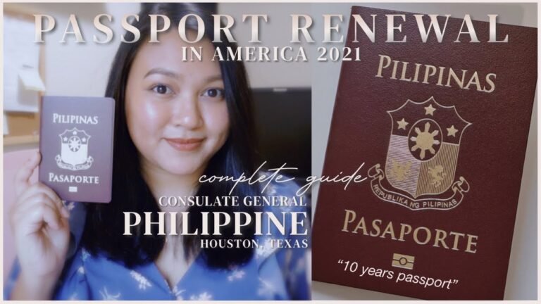 PHILIPPINE Passport Renewal in AMERICA, Complete Guide & Requirements 2021-HOUSTON TEXAS