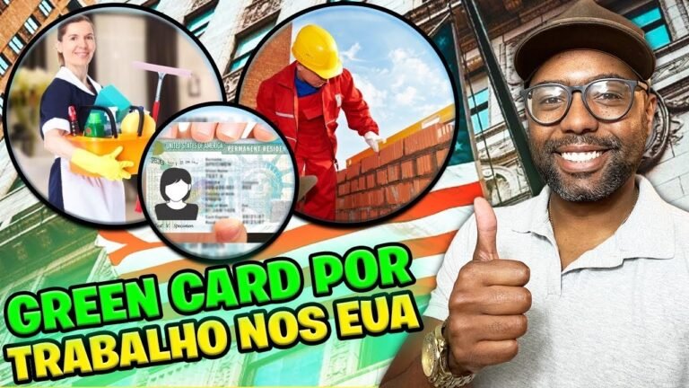 QUAL A FORMA DE CONSEGUIR GREEN CARD POR TRABALHO NOS ESTADOS UNIDOS?