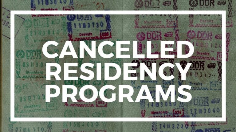 Second residency programs that no longer exist