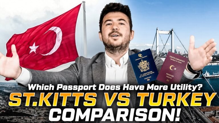 Turkey 🇹🇷  vs. St.Kitts 🇰🇳  Passports in Comparison | Their Advantageous and Disadvantageous