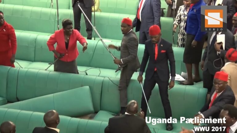 WWE  in Uganda Parliament