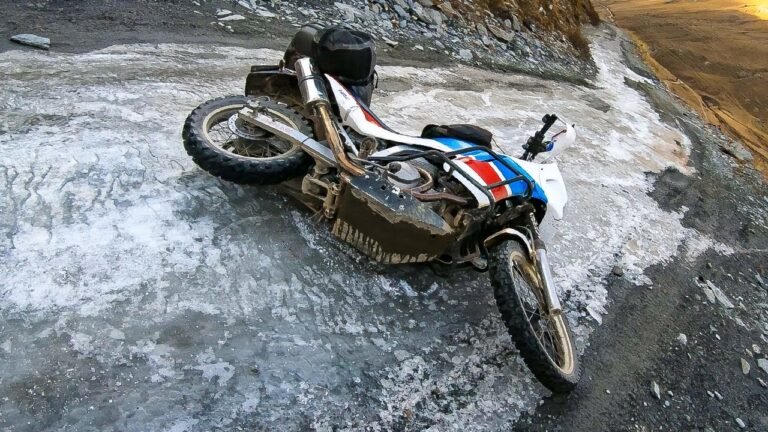 Watch Out For The Ice They Said.. (France Italy Border Crossing)