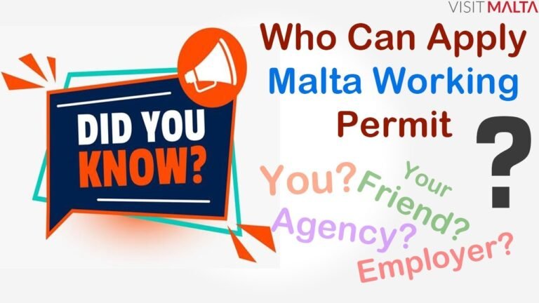 Who Can Apply Malta Working Permit? How Can I Get Work Permit in Malta?Can I Apply Malta Work Permit