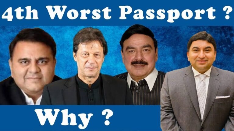 Why Pakistani Passport is 4th Worst in World ?