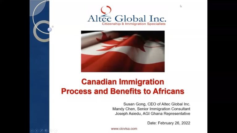 [Altec Global Webinars] 2022.2.26 Easy way to migrate to Canada for Ghana