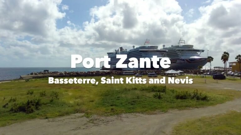 Basseterre, Saint Kitts and Nevis – Port Zante (4K)