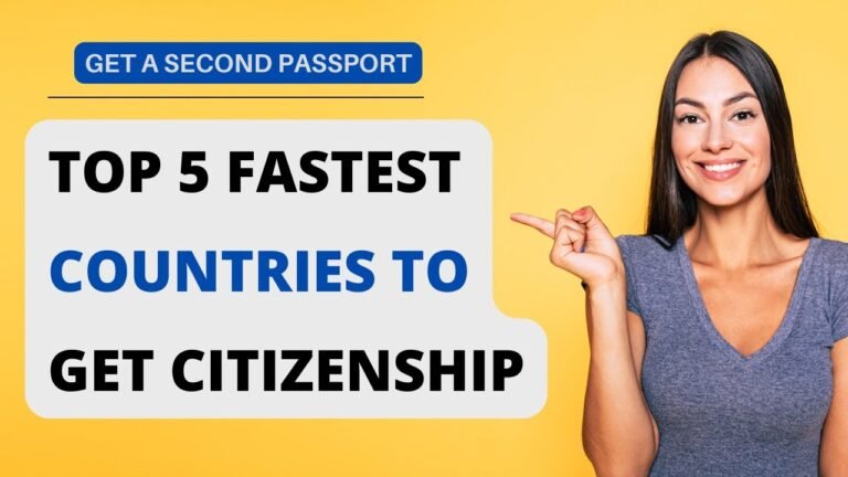 Citizenship by investment | Cheapest countries to get a second passport.