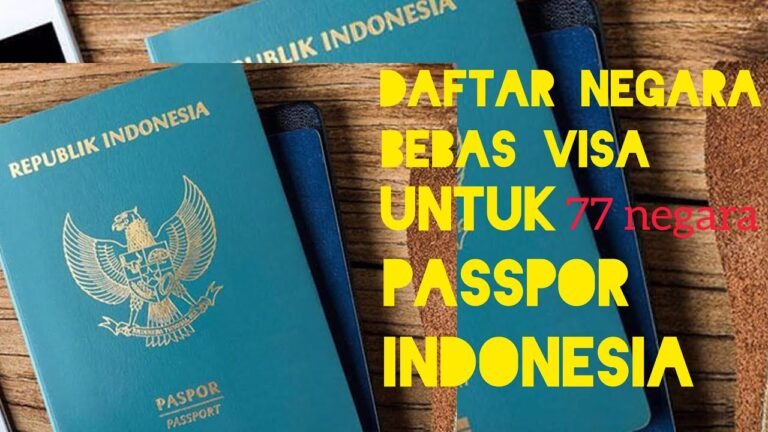 Daftar Negara Bebas Visa untuk Passport Indonesia.