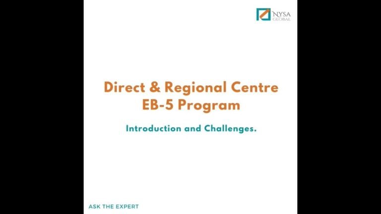 Direct & Regional Centre EB-5 Program