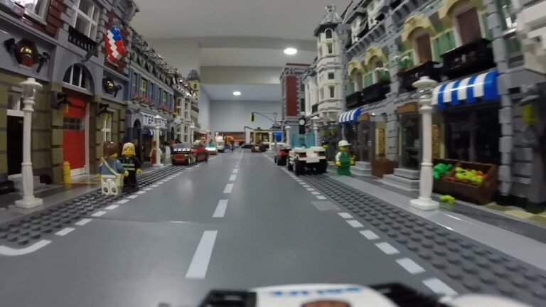 Driving Through a Huge LEGO City