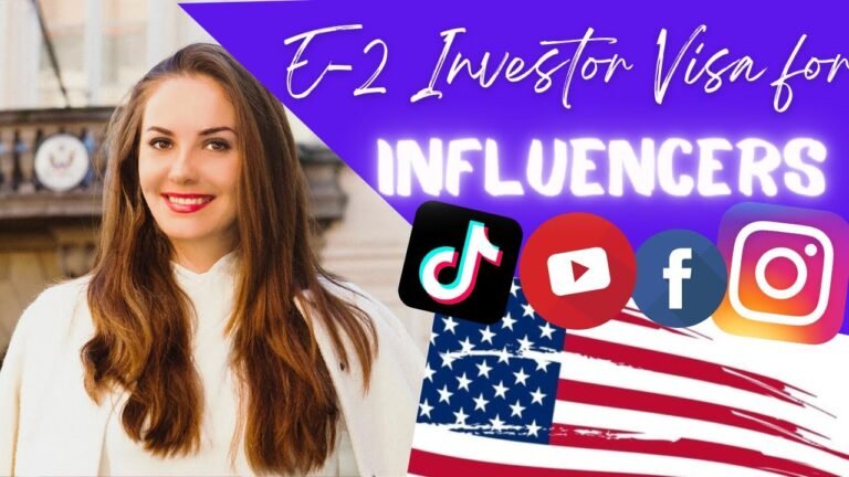 E2 VISA FOR INFLUENCERS in 2022 🇺🇸