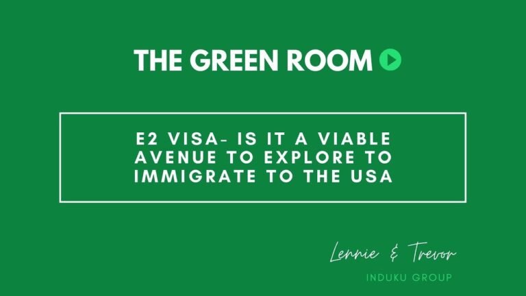 E2 Visa   Is it a viable avenue to explore to immigrate to the USA