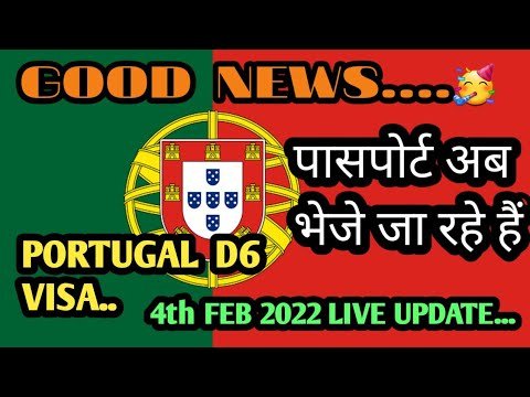 GOOD NEWS..PORTUGAL D6 VISA PASSPORTS GETTING DISPATCHED NOW…#portugald6visa