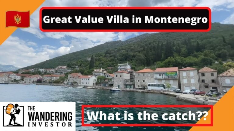 Great value villa in Montenegro – and the legalization process