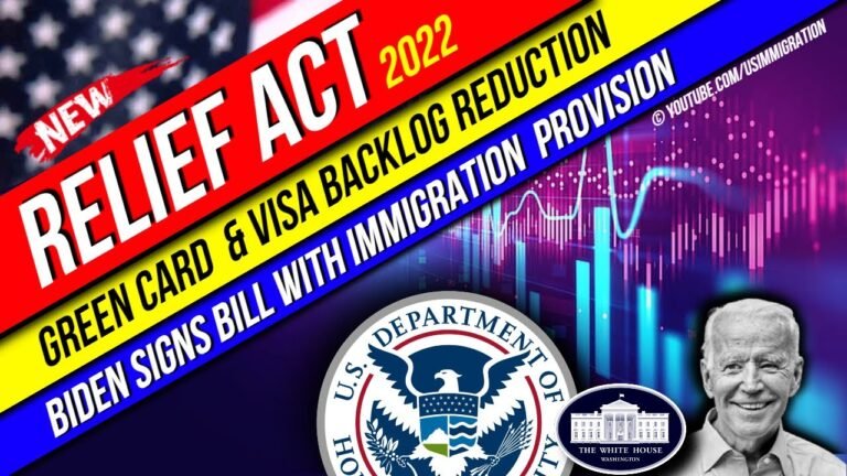 Green Card & Visa Backlog reduction RELIEF Act Introduced, $1.5T Omnibus Bill with Immigration Pass