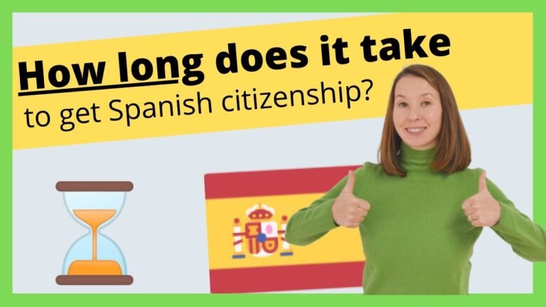 HOW LONG Does it Take to GET SPANISH CITIZENSHIP?  🇪🇸