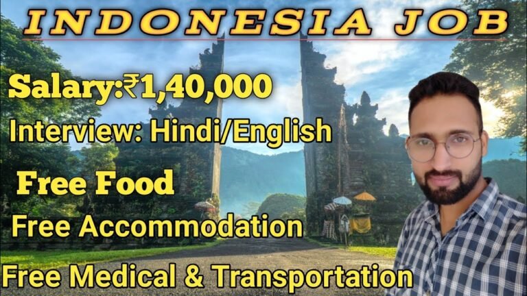 Indonesia job update | Indonesia work Permit for Indian & Nepalese | Abhishesh Pundir