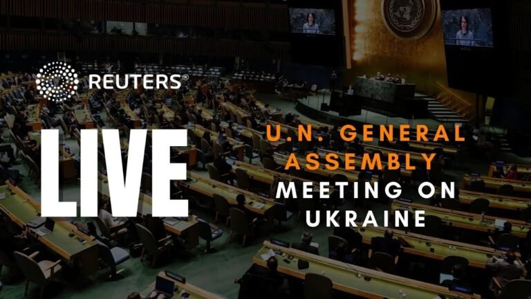 LIVE: U.N. General Assembly emergency special session on Ukraine continues