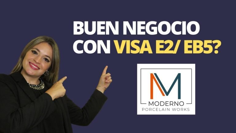 Moderno Porcelain Works: Buen Negocio Con Visa E2/ EB5?