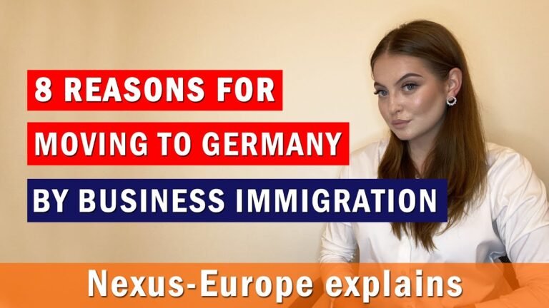 Moving to Germany — 8 reasons to immigrate to Germany by business immigration