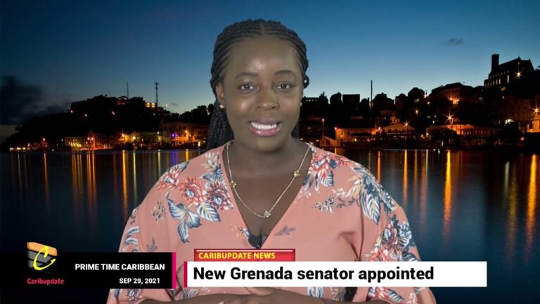 NEW GRENADA SENATOR SPEAKS FOLLOWING APPOINTMENT