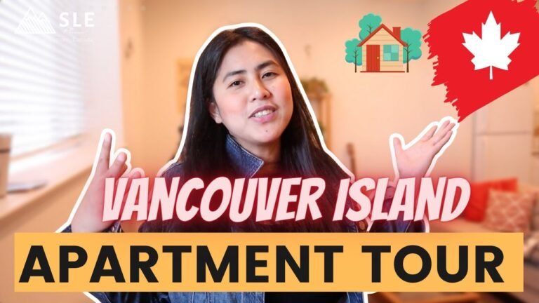 OUR APARTMENT TOUR –  VANCOUVER ISLAND | Oceanfront View for INTERNATIONAL STUDENTS in CANADA!