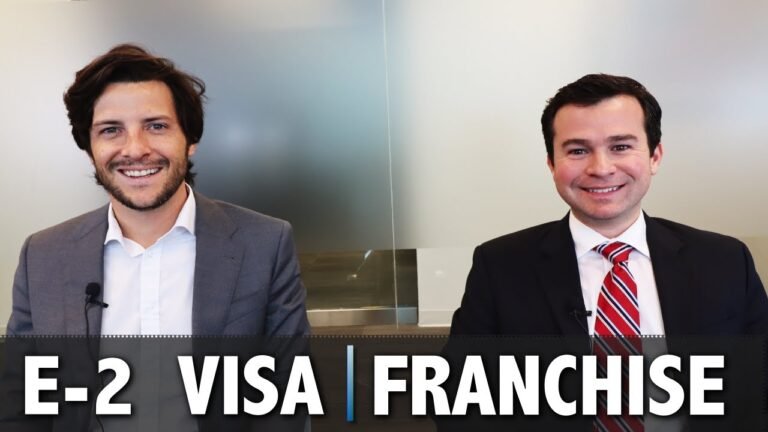 Obtain an E-2 VISA through a FRANCHISE, U.S. Business Opportunities #IMMIGRATION