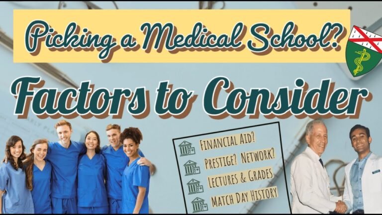 Picking a Medical School? Here's What You Need to Consider!