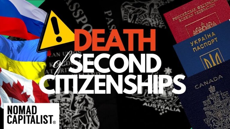 🚨🚨Second Citizenship Will Be Dead🚨🚨