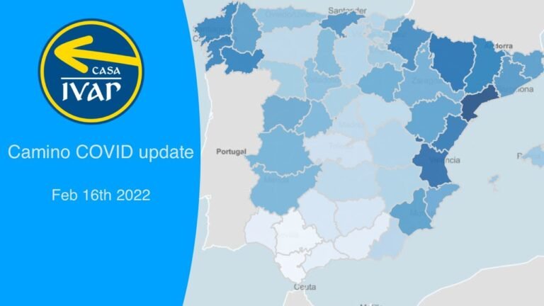 Short Camino COVID update (Feb 16th 2022)