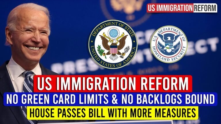 US Immigration Reform : No Green Card limits & No Backlogs Bound | House Bill With More Measures