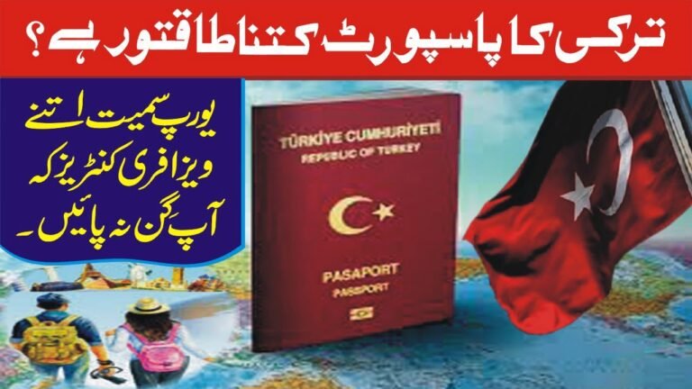 Visa Free Countries For Turkish Passport Holders