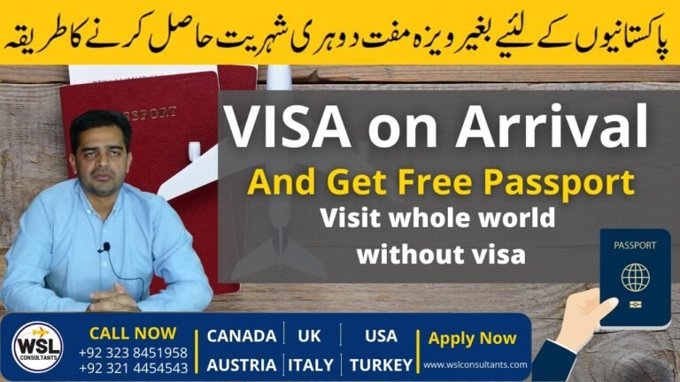 Visa on Arrival and Get Passport | Chance for Pakistanis to  get second nationality