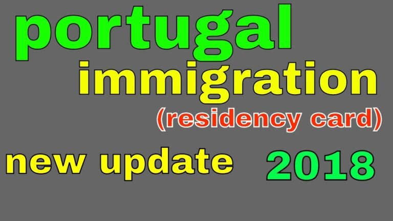 portugal immigration(residency card) 2018 new update(SEF) in Hindi_Urdu