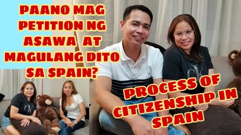 " PETITION " PARA SA ASAWA AT MAGULANG||CITIZENSHIP IN SPAIN || JHONNA REYES || ALEX QUITAY || MADEL