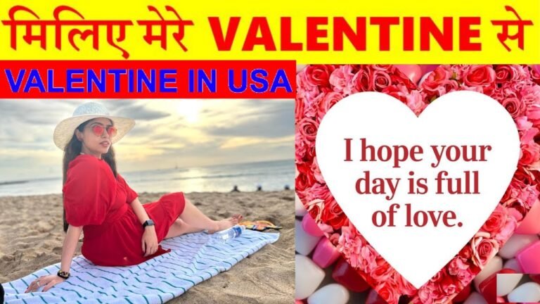 मिलिए मेरे VALENTINE से | How I Celebrated Valentine in USA | Amita Vlog |Valentine Day Video in USA