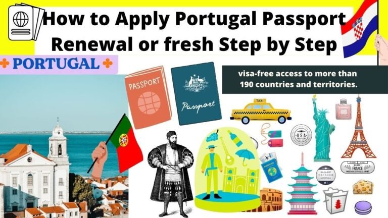 ✈️How to for Apply Portugal Passport Renewal fresh Step by Step ✈️ #PortuglPassport Part 2