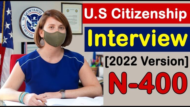 [ 2022 Version] ✅ U.S Citizenship Interview [ Civics Test, Reading and Writing test, Review N400 Ap]