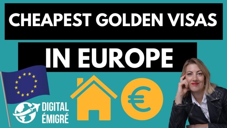 6 CHEAPEST Golden Visas in Europe: Pros & Cons, Get EU Citizenship