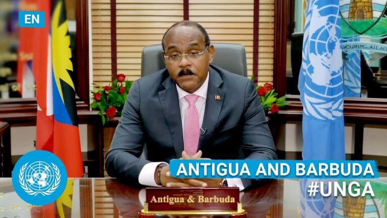 🇦🇬 Antigua & Barbuda – Prime Minister Addresses UN General Debate, 76th Session (English) | #UNGA