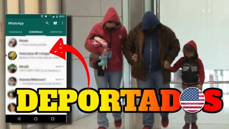 Brasileiros Deportados dos Estados Unidos por causa do WHATSAPP