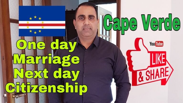 Cape Verde Marriage and Citizenship | Traveler777