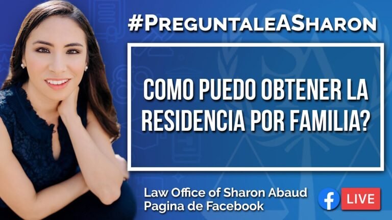 🔴 Como Puedo Obtener La Residencia Por Familia?